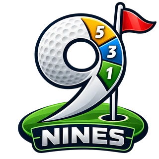 Nines golf game badge